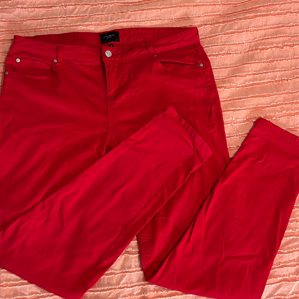 Celebrity Pink Red Pants size 13/31